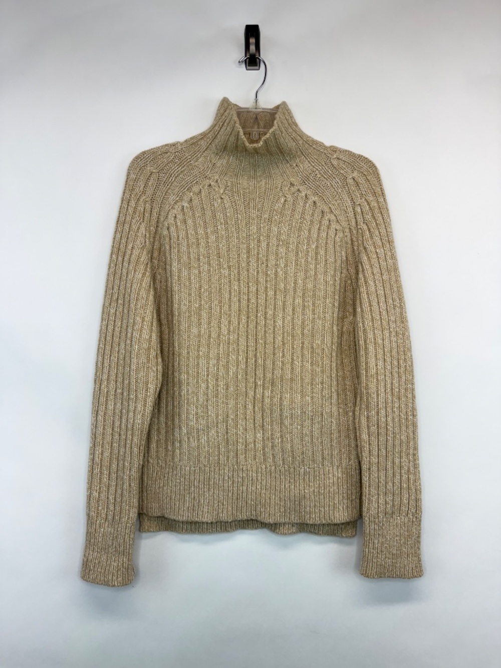 Polo Ralph Lauren Wool Cashmere Ribbed Turtleneck Sweater Sz M